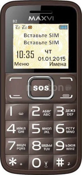 Телефон Maxvi B2 Coffee
