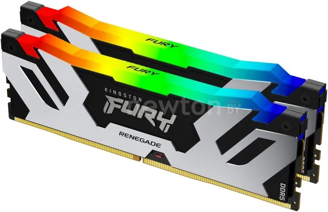 Оперативная память Kingston FURY Renegade RGB 2x32ГБ DDR5 6000МГц KF560C32RSAK2-64