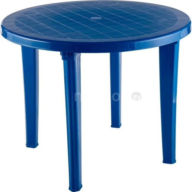 Стол Элластик-Пласт Элластик Круглый 95x95x74 (синий)