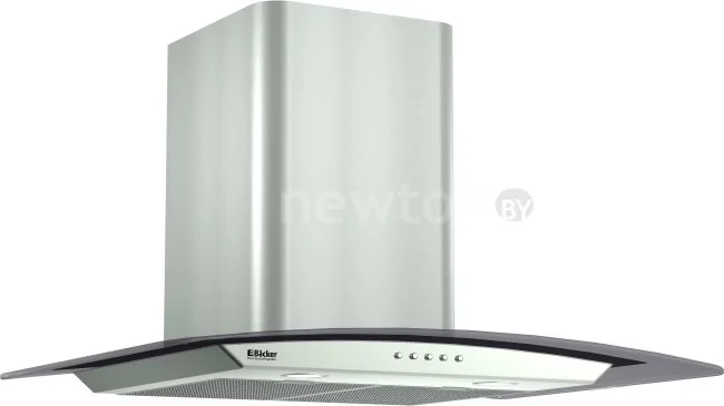 Кухонная вытяжка Backer QD60A-G6L100 Inox Dark Glass
