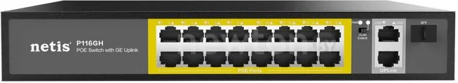 Неуправляемый коммутатор Netis P116GH