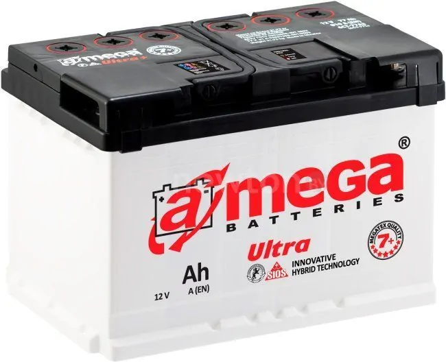 Автомобильный аккумулятор A-mega Ultra 62 R (62 А·ч)