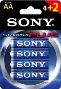 Батарейки Sony AA 6 шт. [AM3-B4X2D]