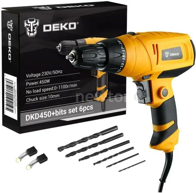Дрель-шуруповерт Deko DKD450 SET 063-4281