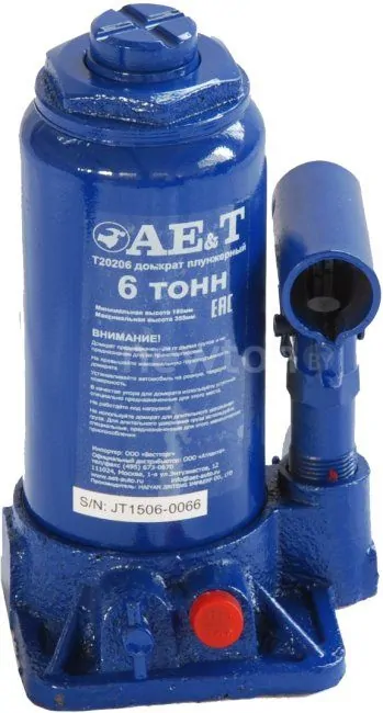 Бутылочный домкрат AE&T T20206 6т