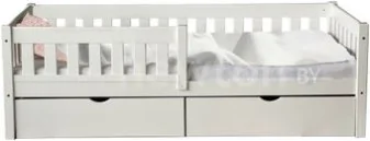 Кровать-тахта EcoWood Гретта 80x180 с ящиком ECO.001.00012.80-180.W