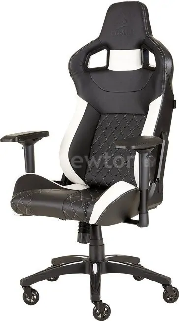 Кресло Corsair T1 Race (черный/белый)