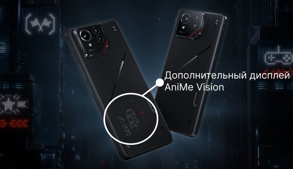 Дополнительный дисплей AniMe Vision ASUS ROG Phone 9 Pro