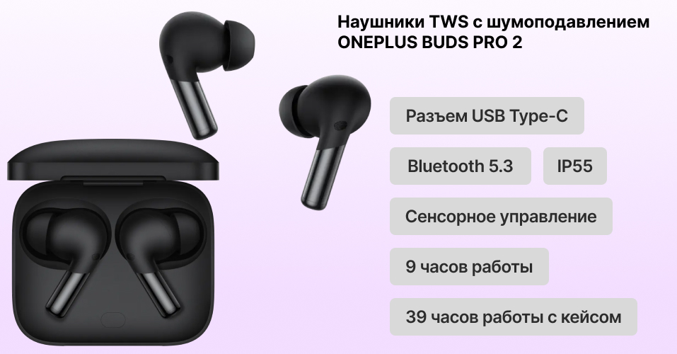 Наушники OnePlus Buds Pro 2 в Newton.by