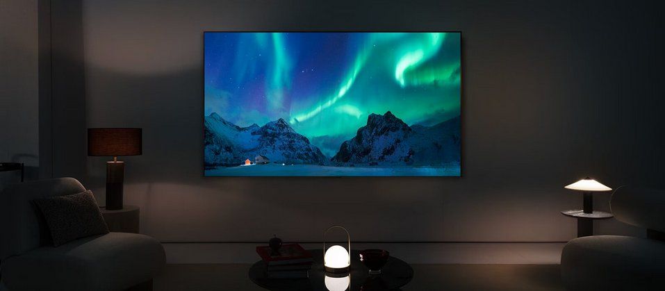 LG OLED C4 OLED65C4RLA: адаптация яркости под освещение в комнате