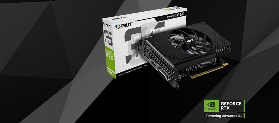 Видеокарта GeForce RTX 3050 в Newton.by