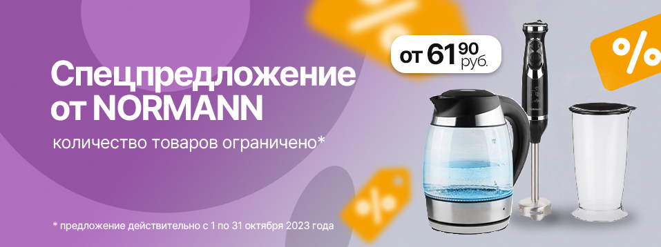 Скидки на технику Normann