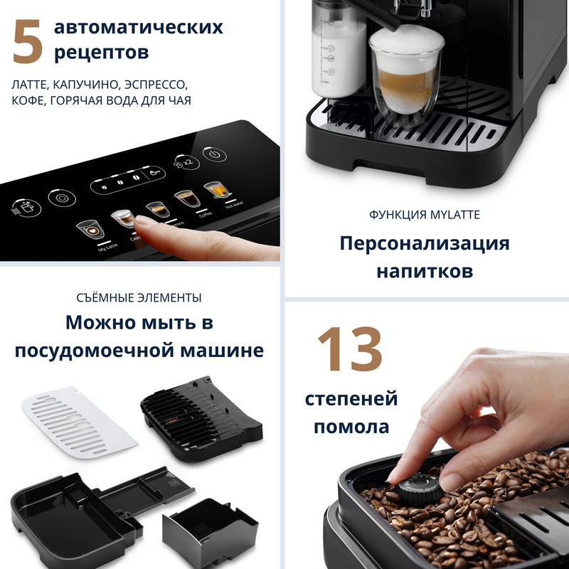 DeLonghi Magnifica Evo ECAM290.61.B: особенности