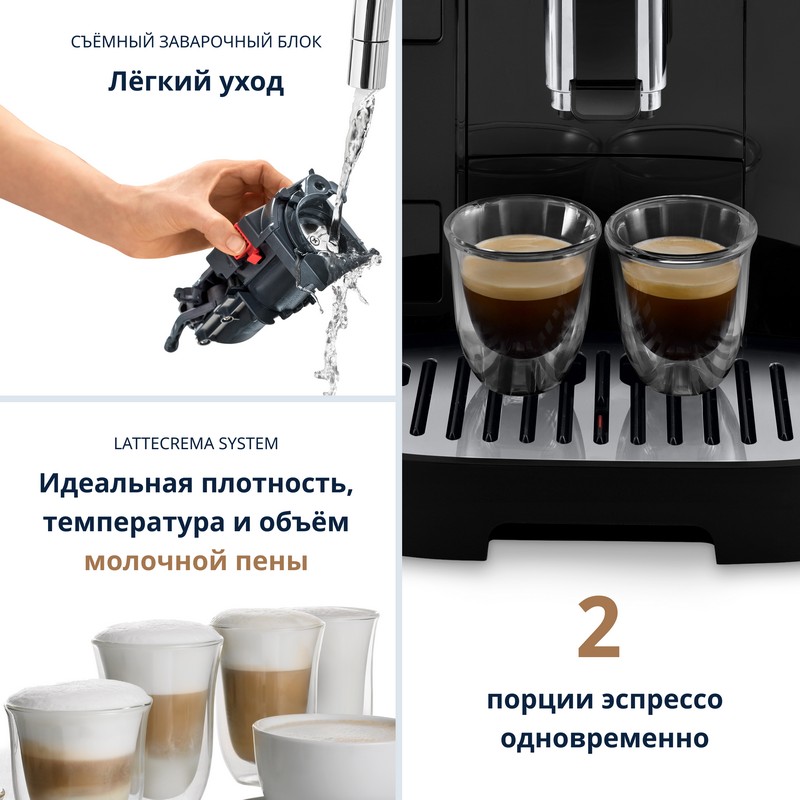 DeLonghi Magnifica Evo ECAM290.61.B: преимущества