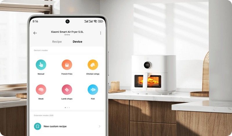 Купить Xiaomi Smart Air Fryer 5.5L MAF15 в Newton.by