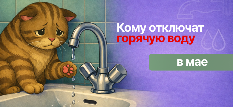 Кому отключат горячую воду в мае
